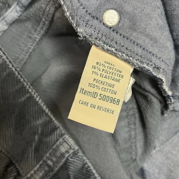 L.L. Bean Corduroy Pant Women 8 Petite FAVORITE FIT Dark Gray Straight NWOT - Picture 5 of 5